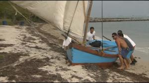 Cubanos en Virginia Key