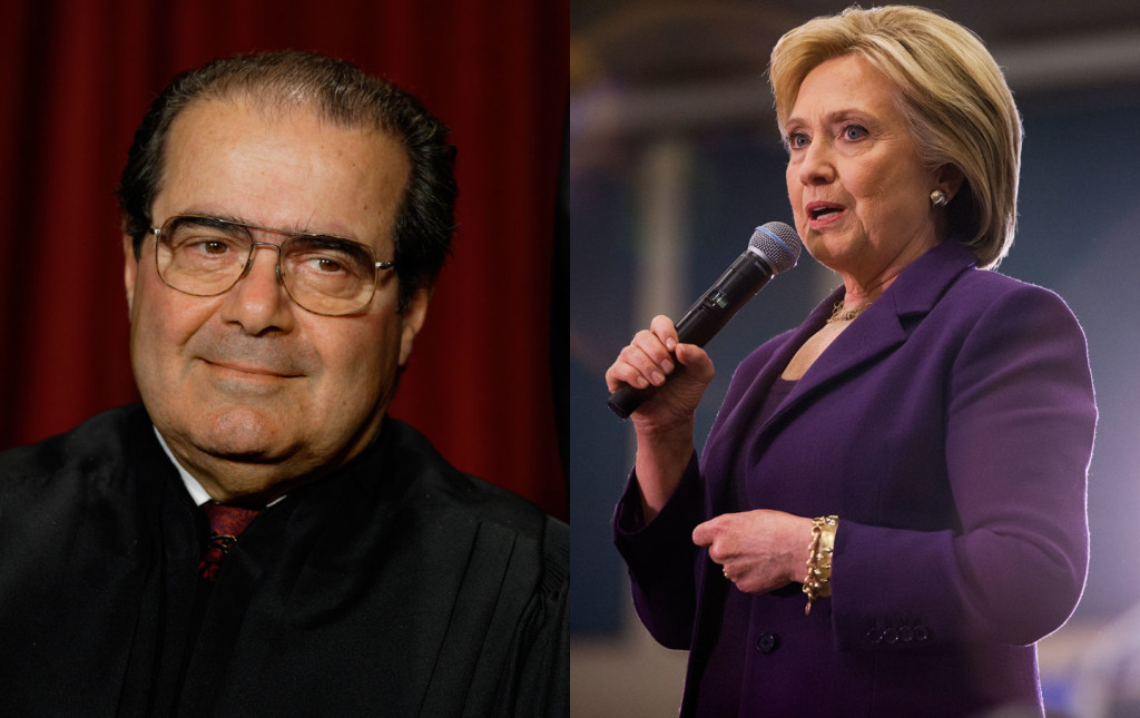 Hillary y Scalia